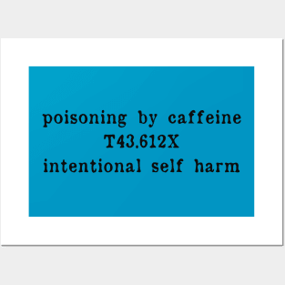 Poisoning by Caffeine Posters and Art